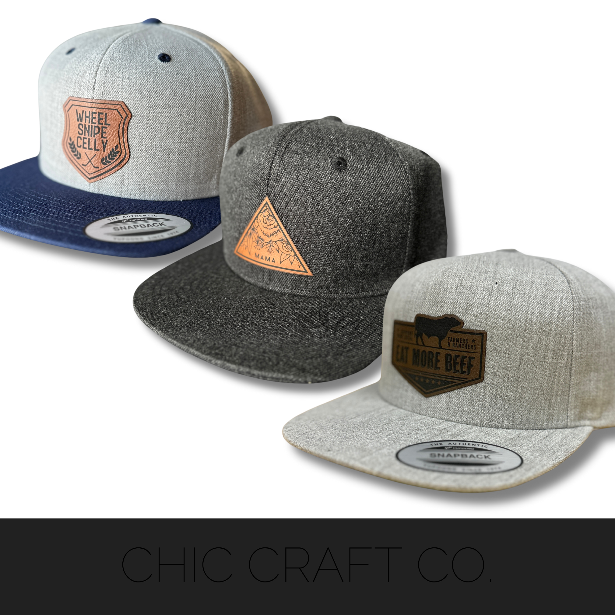 Flat Brim Snapbacks- Adult