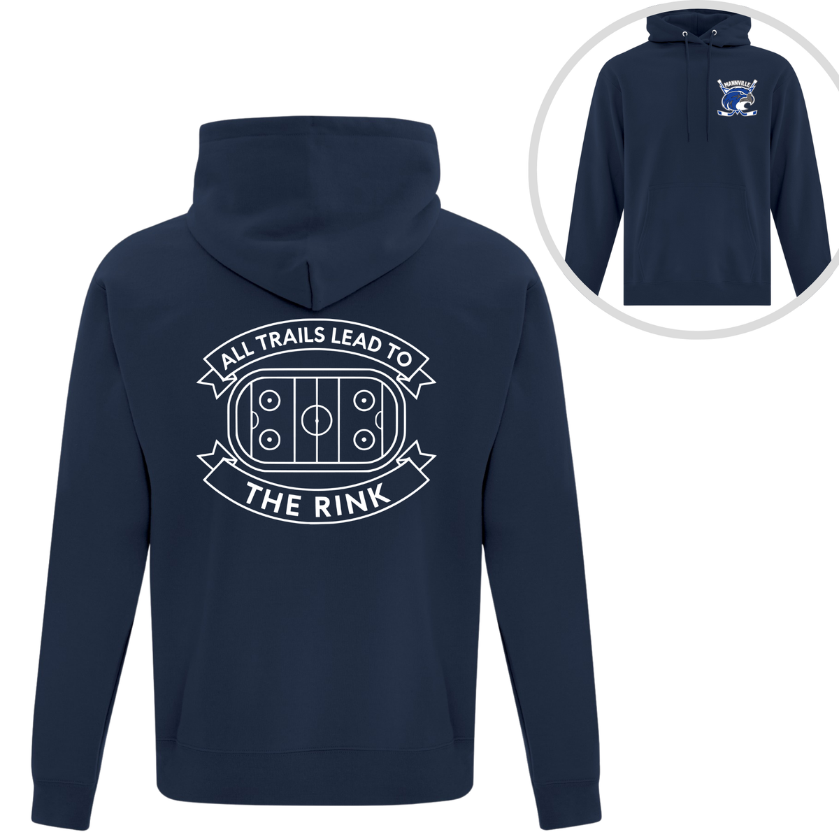 YOUTH All Trails Lead to the Rink with Logo