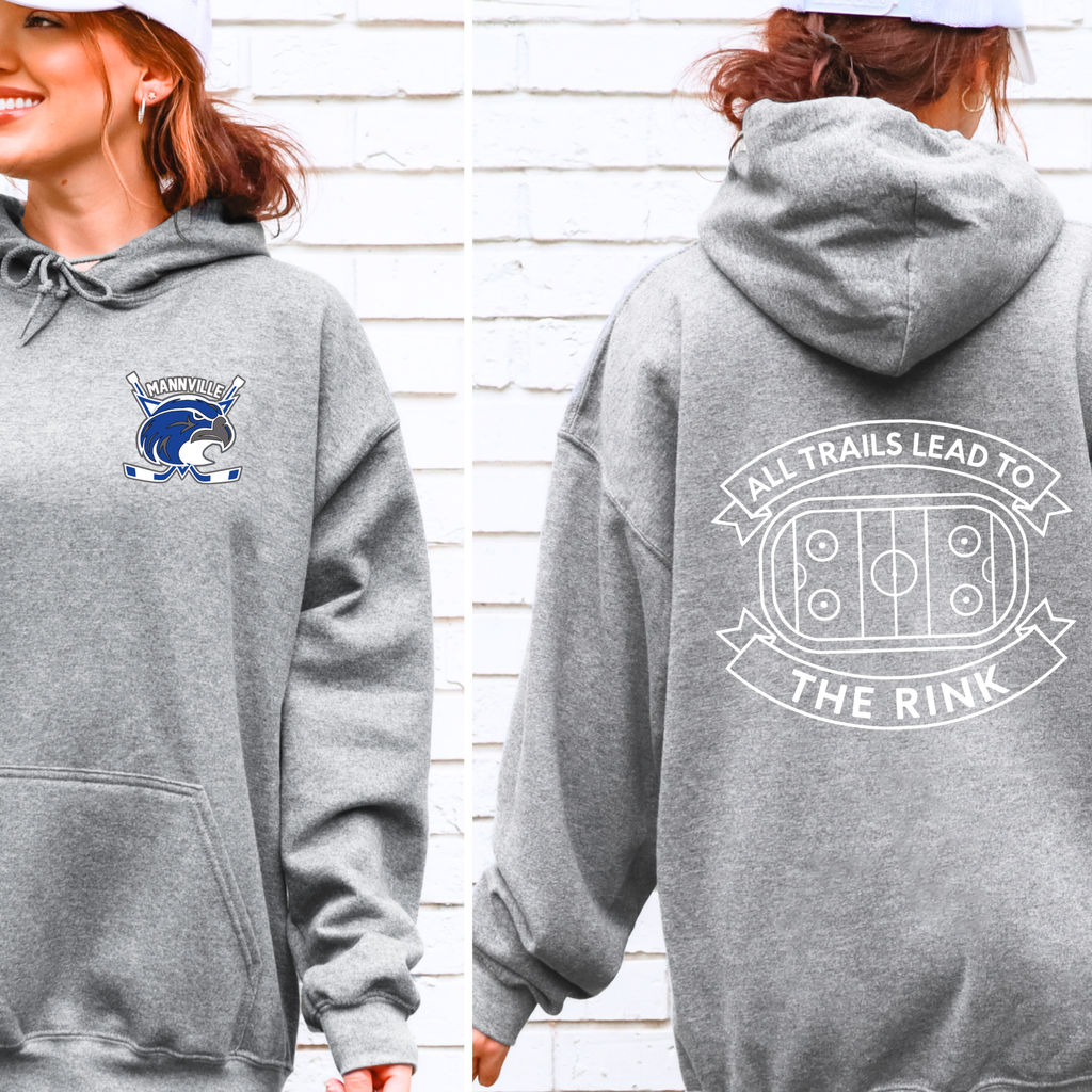 ADULT All Trails Lead to the Rink with Logo