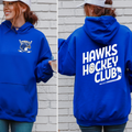 ADULT Hawks Hockey Club/Back with Logo/Front