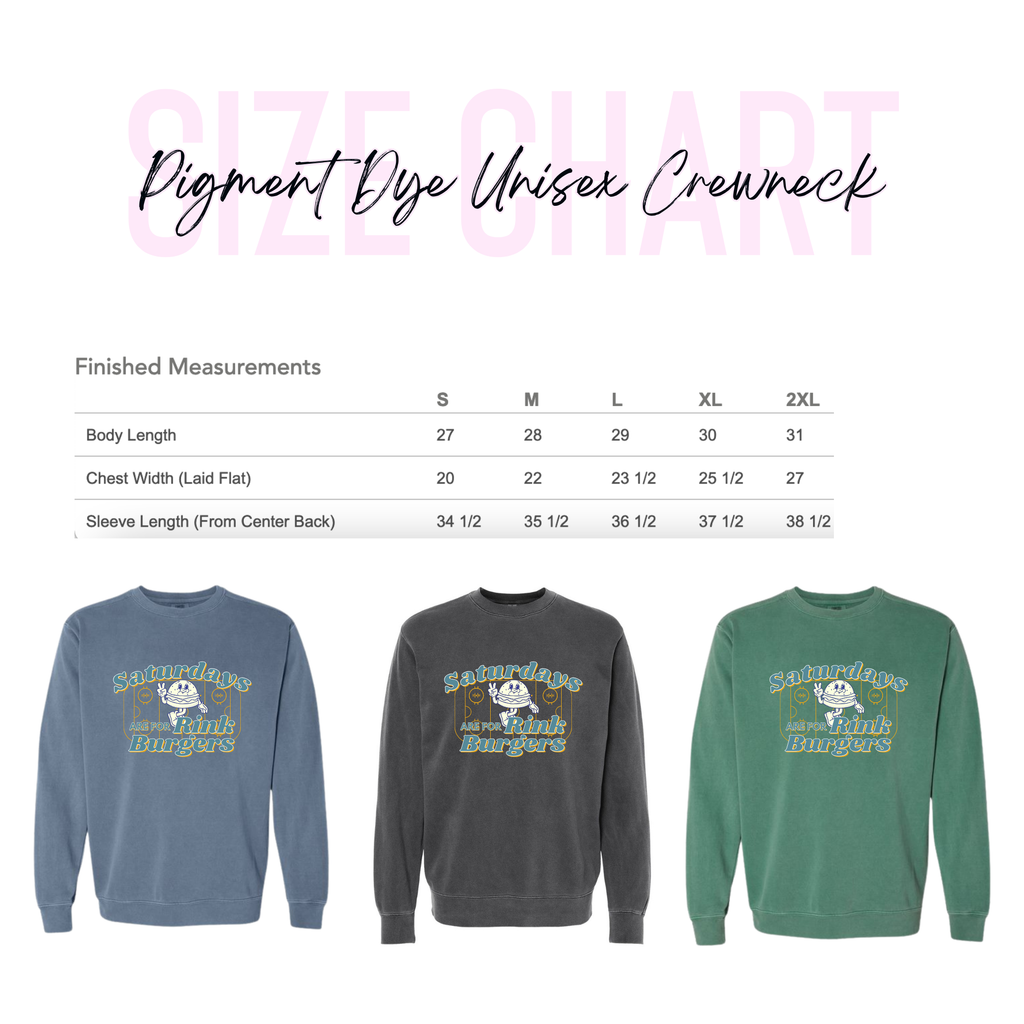 Saturdays Are For Rink Burgers