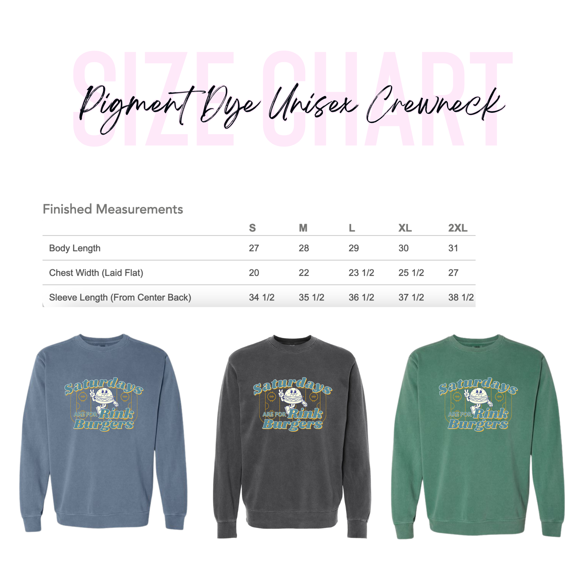 Saturdays Are For Rink Burgers