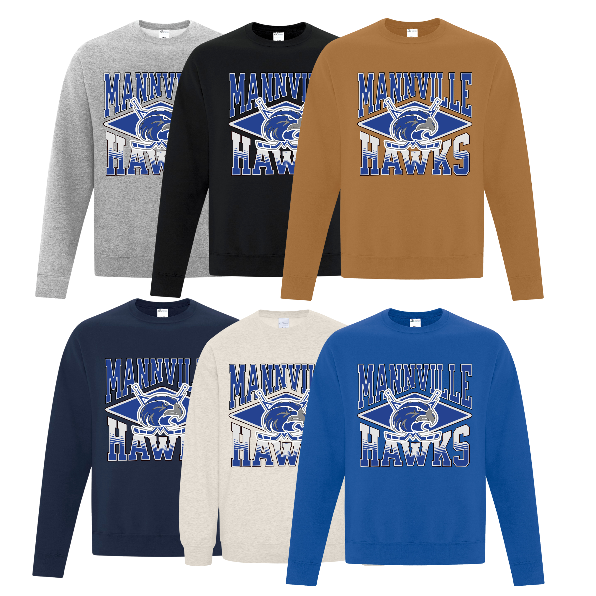 ADULT Mannville Hawks Graphic