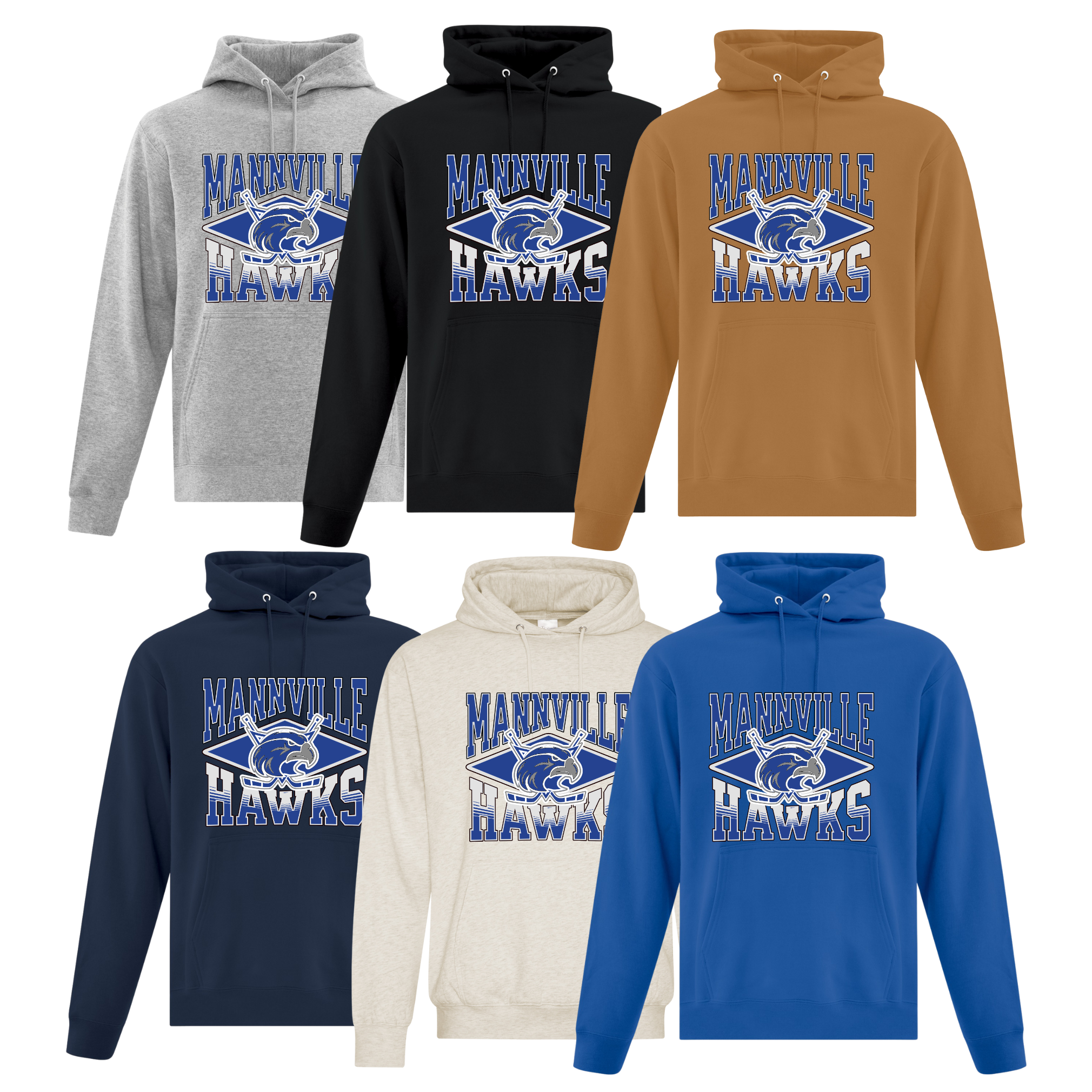 ADULT Mannville Hawks Graphic