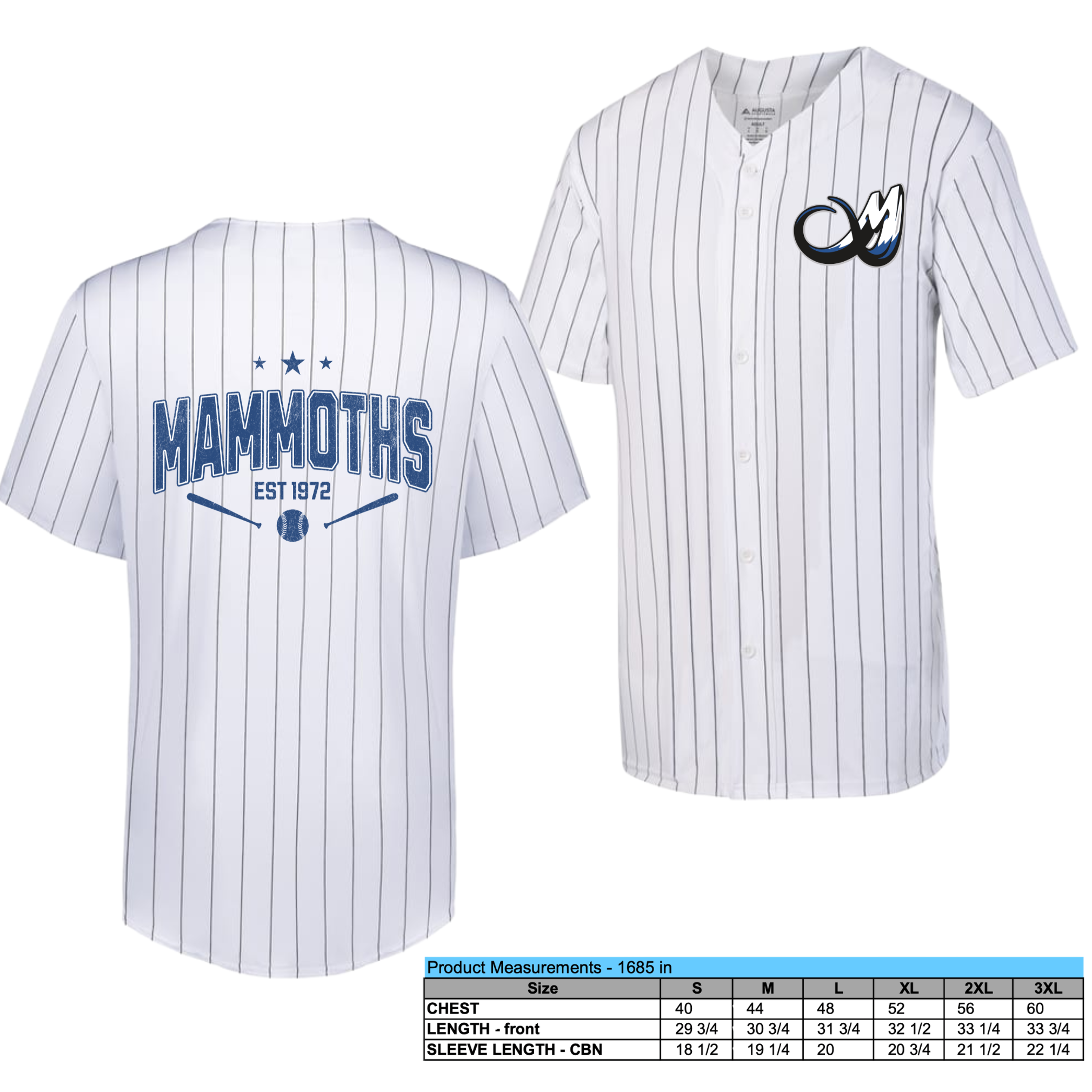 ADULT Mammoths Heritage Jersey