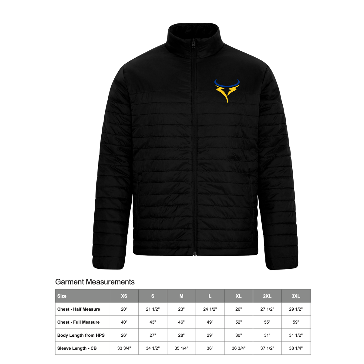Adult Puffer LONGHORNS Jacket/Vest