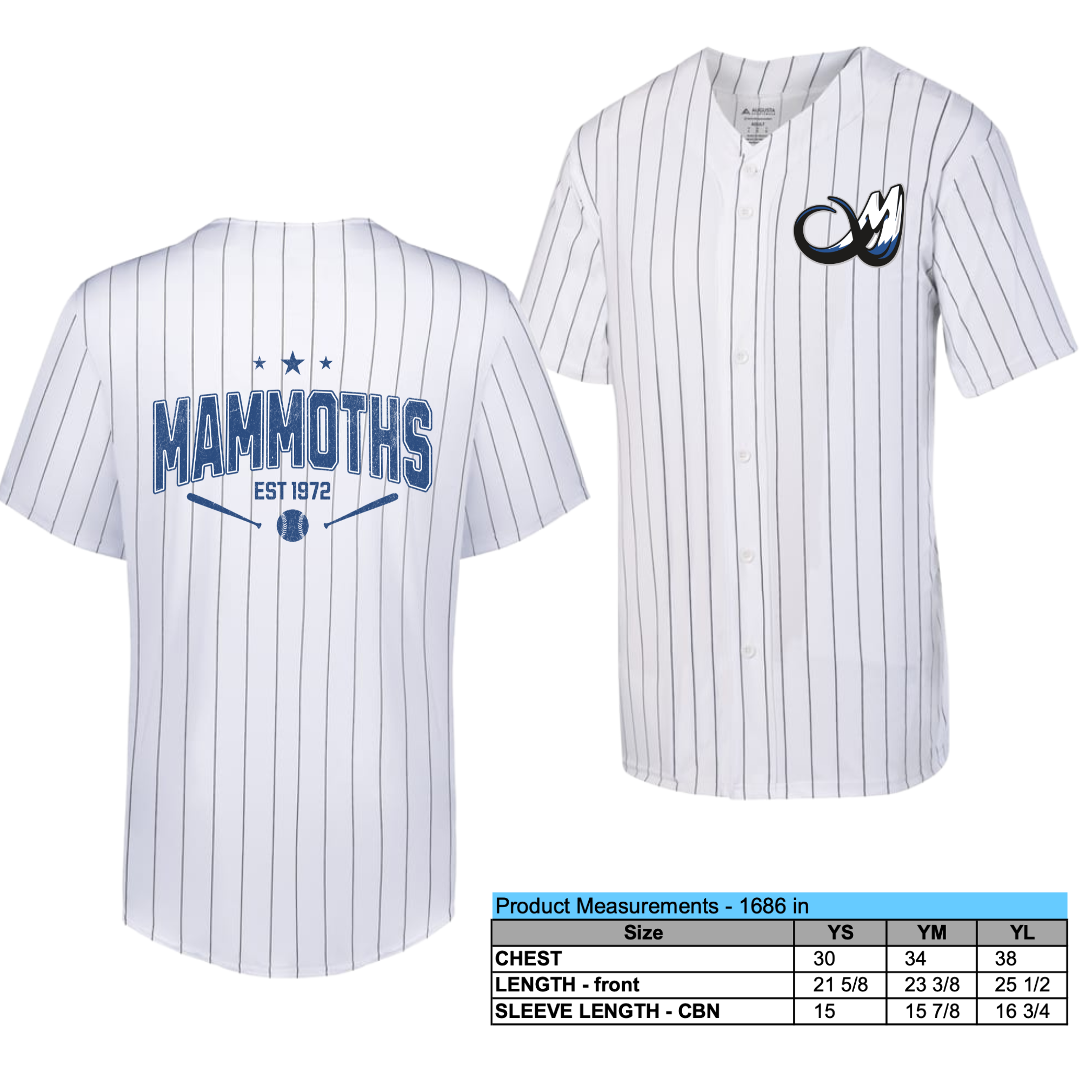 YOUTH Mammoths Heritage Jersey