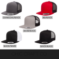 Flat Brim Trucker Snapback- Adult