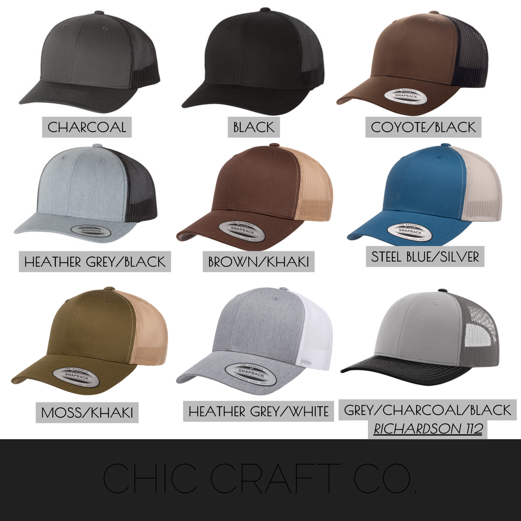Six-Panel Retro Trucker Mesh Snapback- Adult