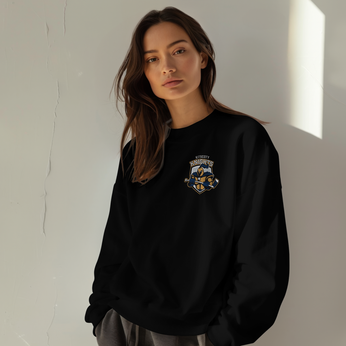 Knights Hockey Back Crewneck