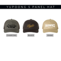 HAWKS Adult 5 Panel Trucker Snapback