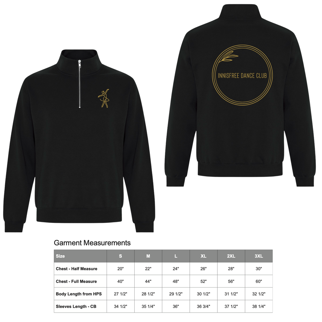 Adult 1/4 Zip- Dancer Logo Hoodie