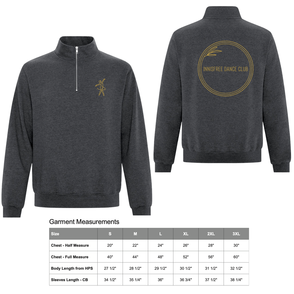 Adult 1/4 Zip- Dancer Logo Hoodie