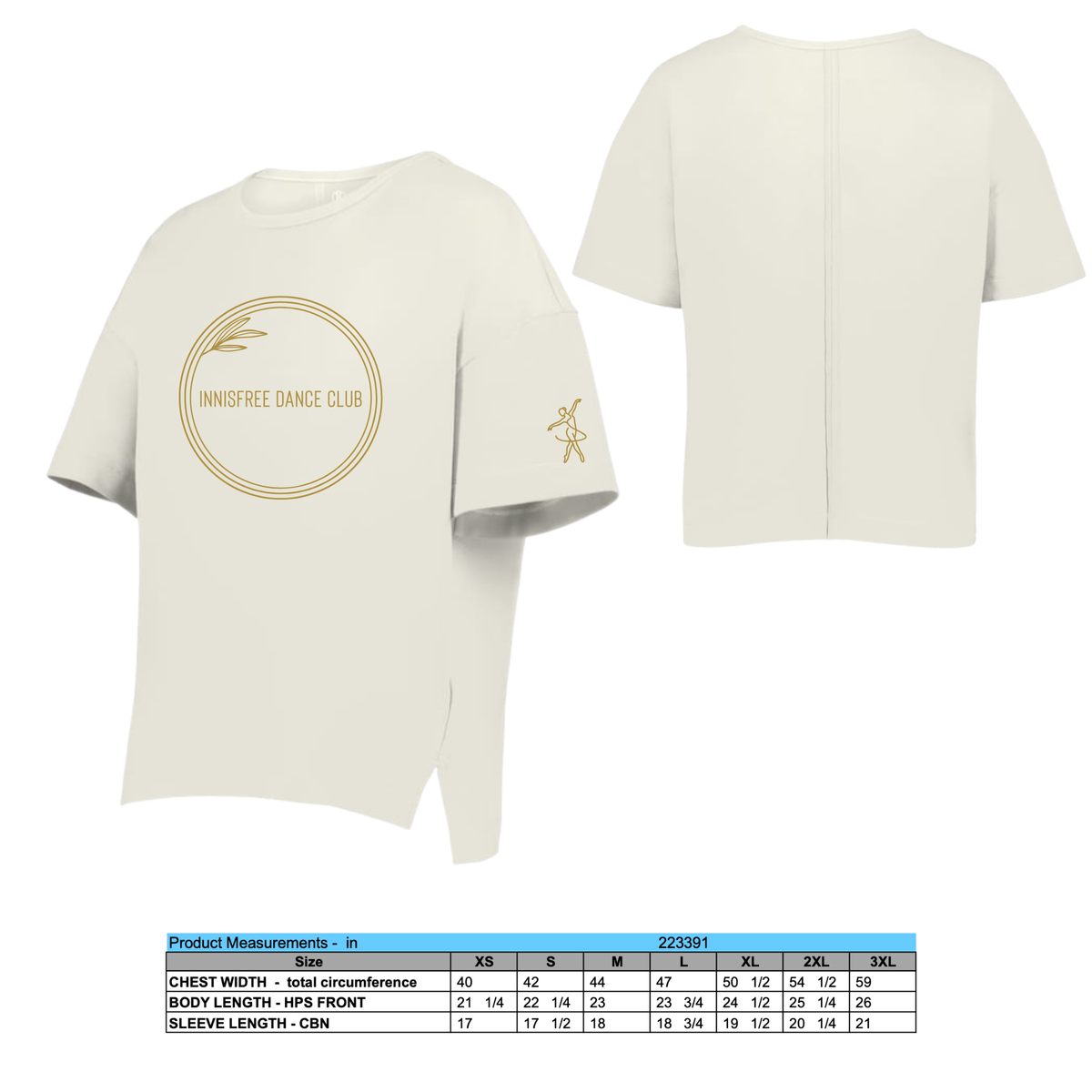 Ladies Effortless Cropped Tee