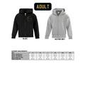 Adult Logo Zip Up Hoodie