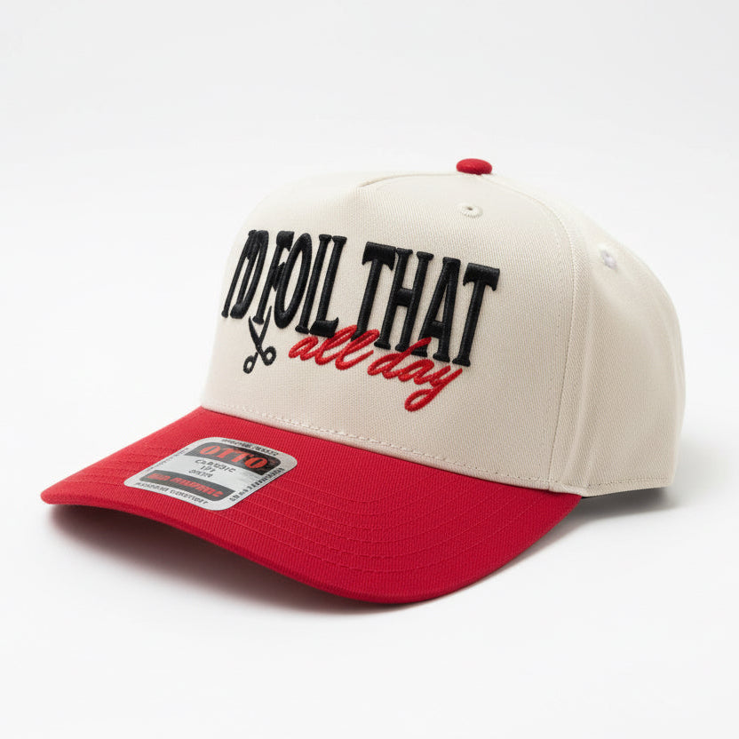 I'd Foil That Hairdressers Snapback Cap