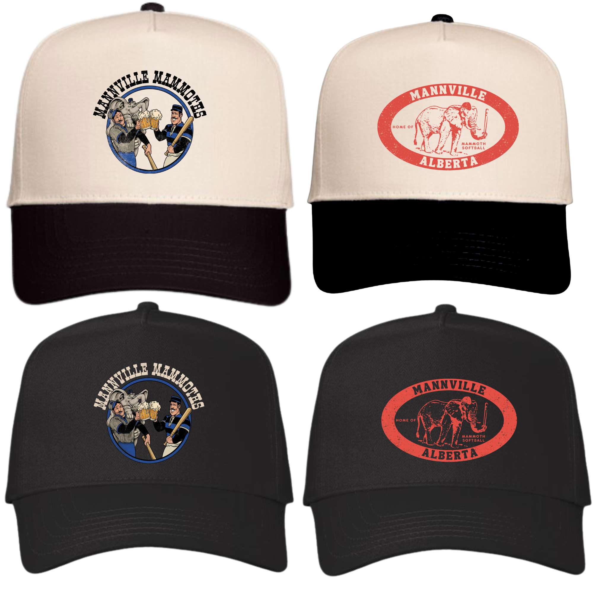 Mammoth Printed 5 Panel Trucker Hat