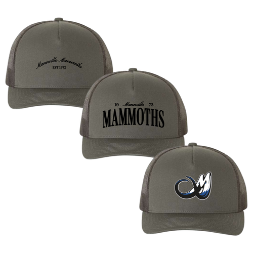 2026 MAMMOTHS Five-Panel Retro Trucker Snapback- Adult