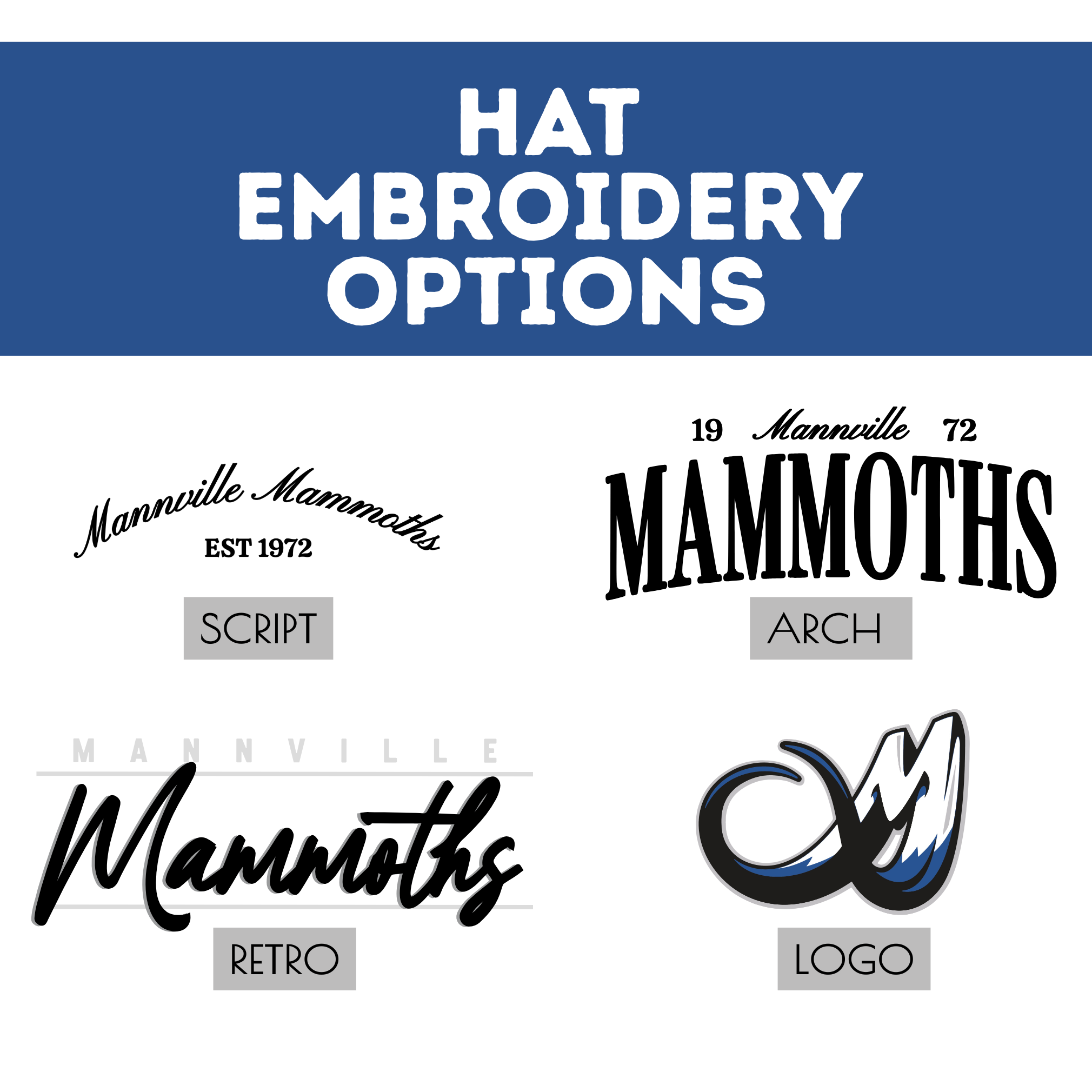 Mammoth Rope Trucker- 4 embroidery designs!