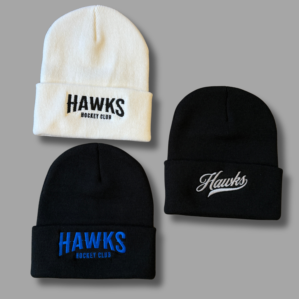 HAWKS Adult TOQUES- Embroidered!