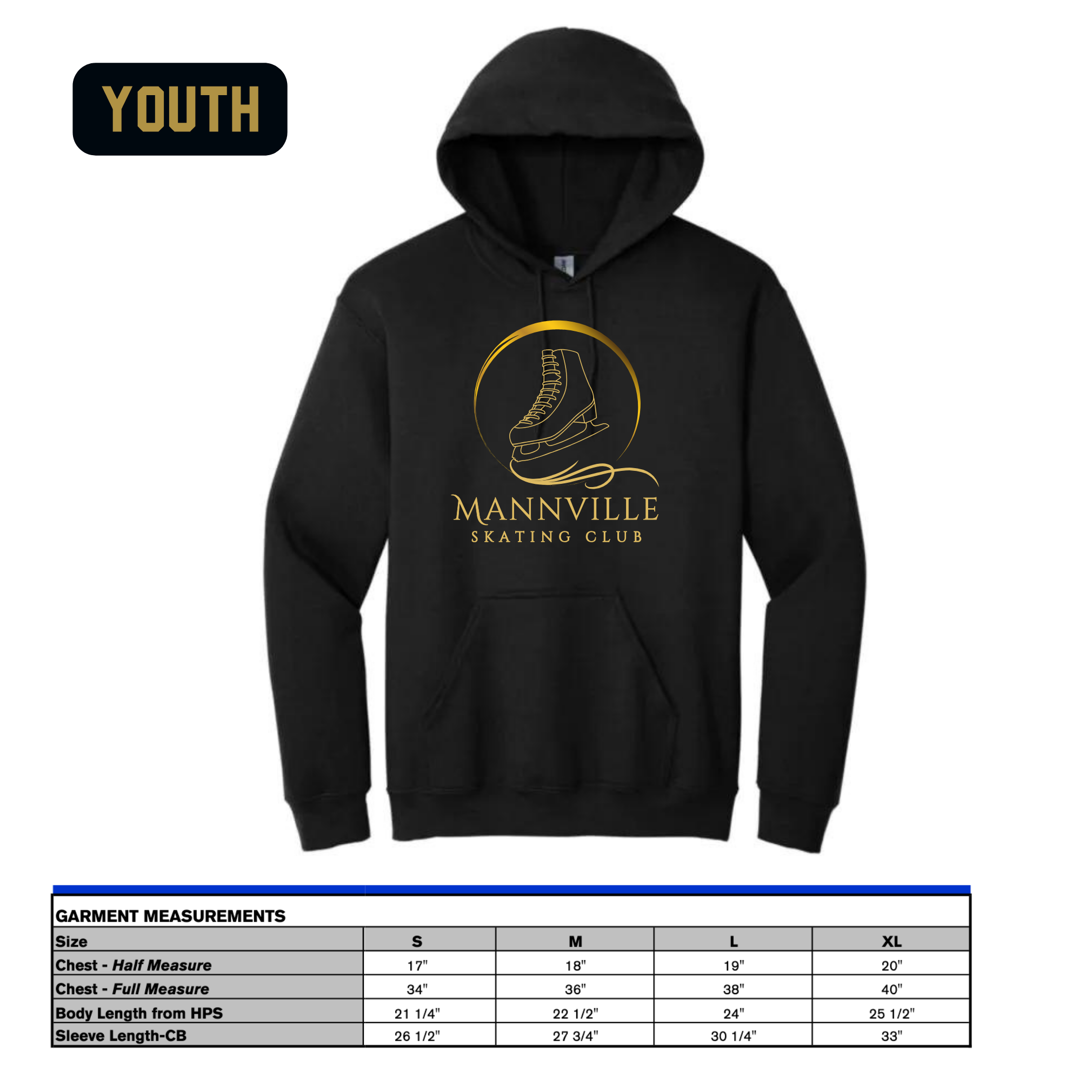 Mannville Skating- Logo Hoodie