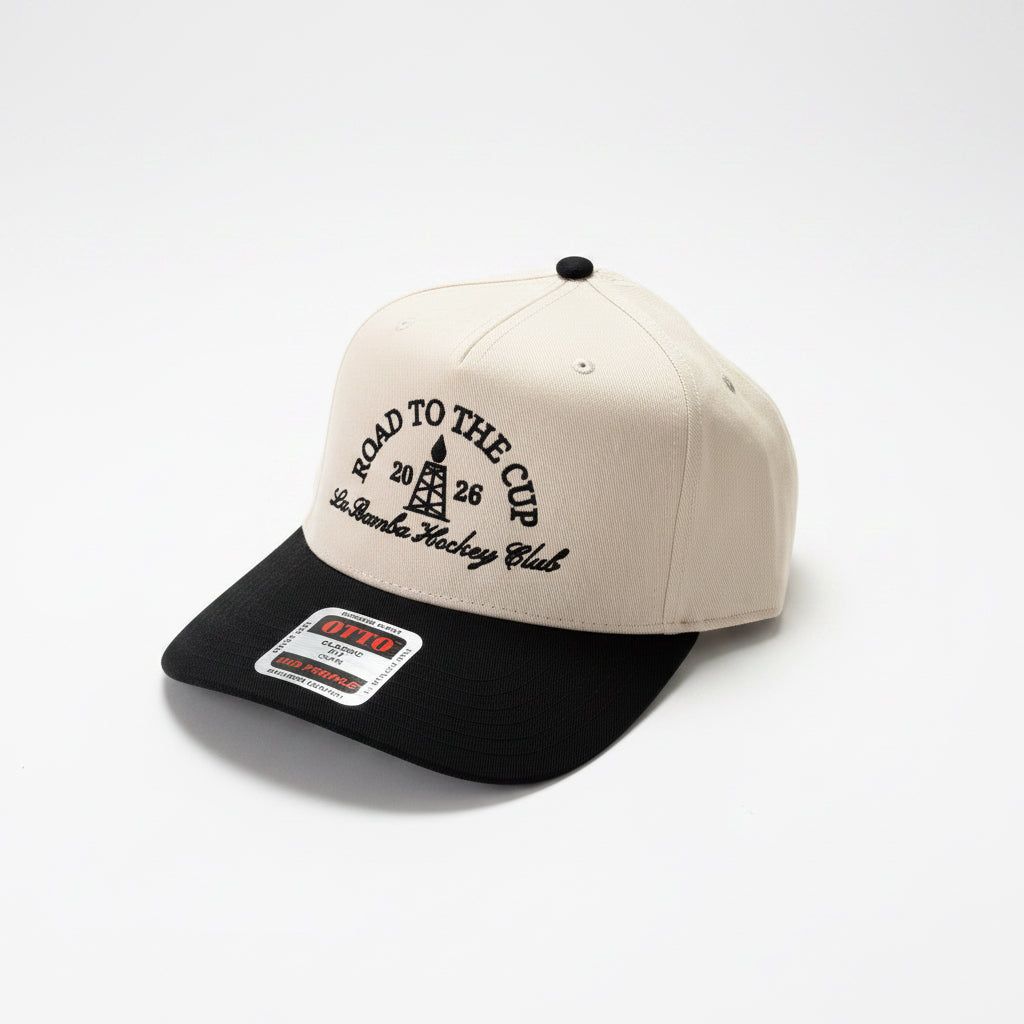 Road To The Cup Snapback with black brim