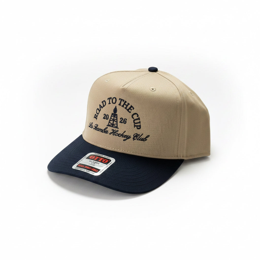 Road To The Cup Snapback with navy brim