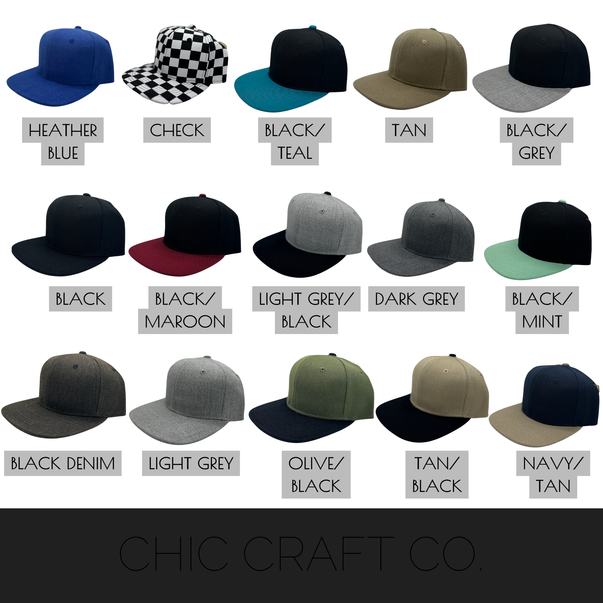 Youth Flat Brim Snapbacks