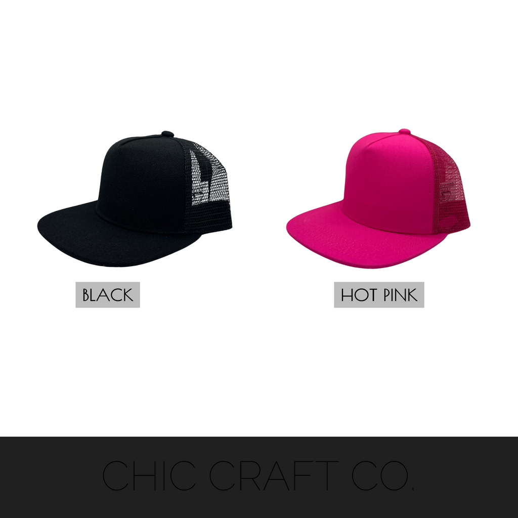 Youth Flat Brim Mesh Snapbacks