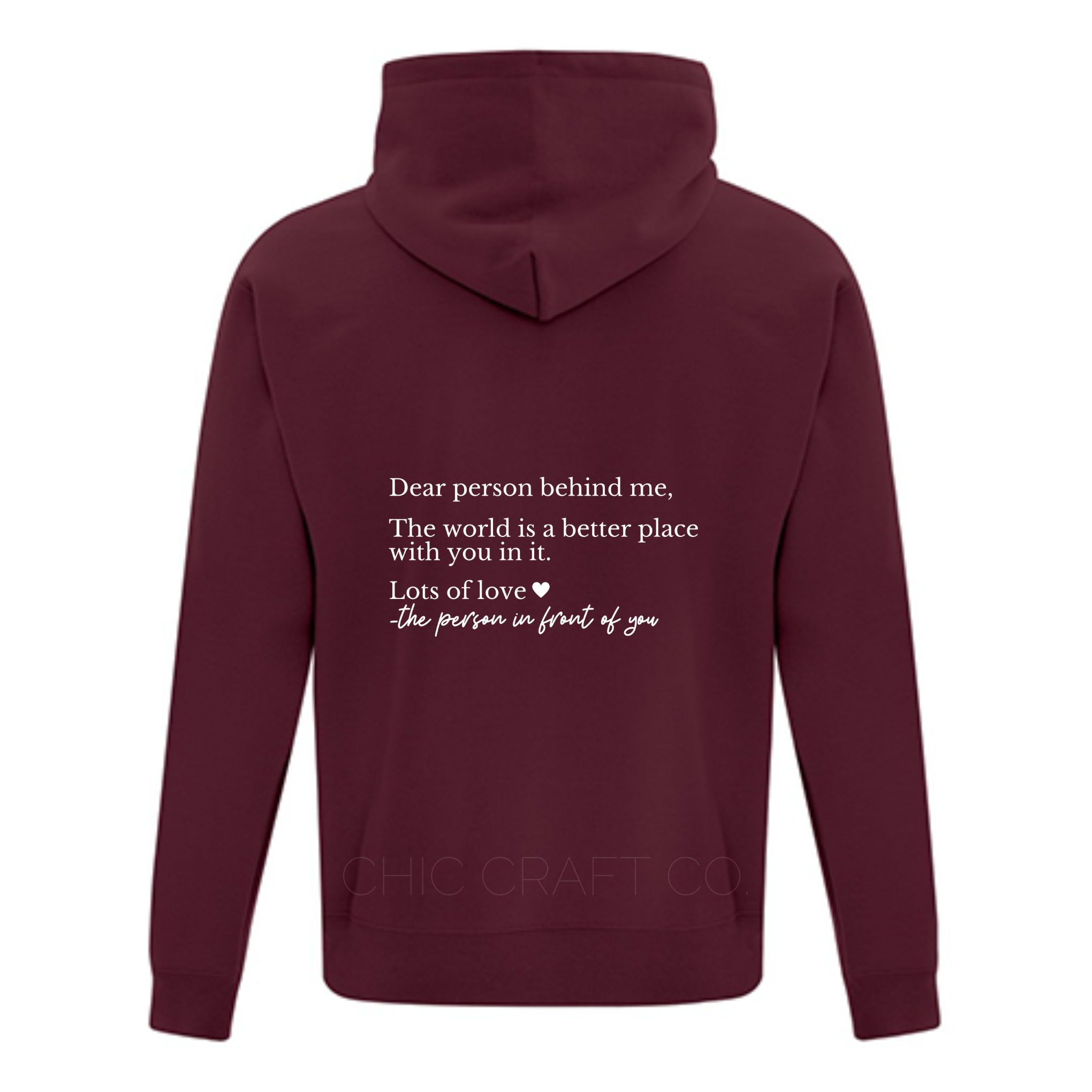 Dear Person Behind Me Hoodie