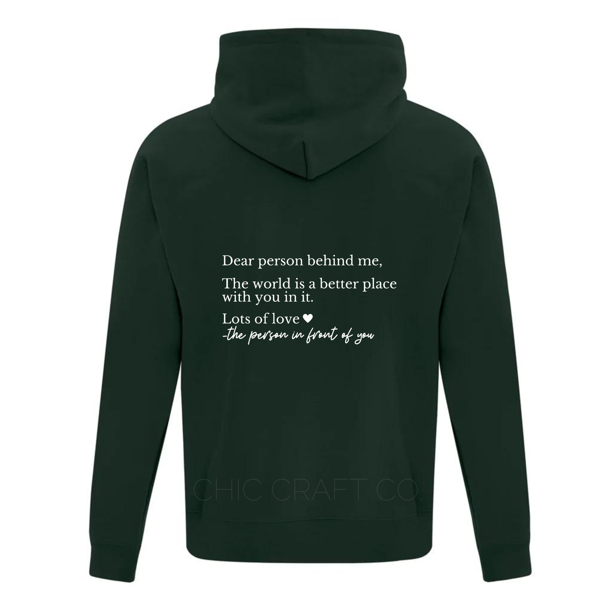 Dear Person Behind Me Hoodie